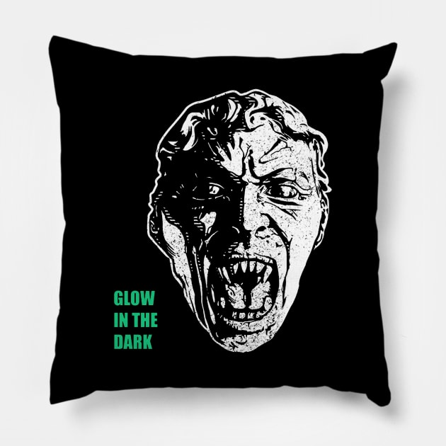 Weeping Angel Glow In The Dark Pillow by Esliger