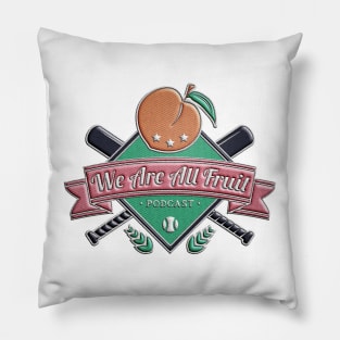 We Are All Fruit Patch Logo Pillow