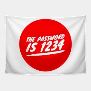 The password is 1234 Tapestry