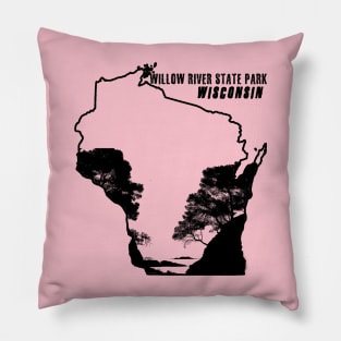 Willow river state park - Print on demand product Pillow