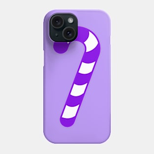 LARGE PURPLE CANDY CANE - CUTE CHRISTMAS DESIGN Phone Case