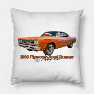 1969 Plymouth Road Runner 383 Hardtop Coupe Pillow