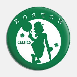 Boston Celtics Artwork Pin