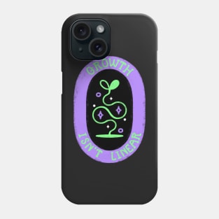 Growth Isn't Linear Phone Case