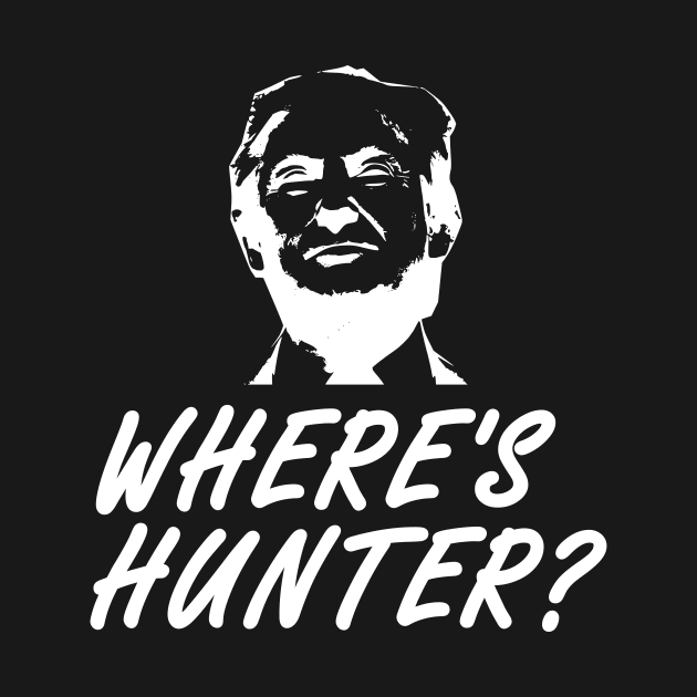 WHERE IS HUNTER T-SHIRT by Zaku