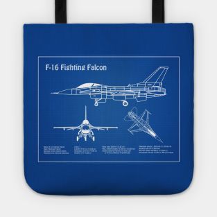 F-16 Fighting Falcon Fighter - AD Tote