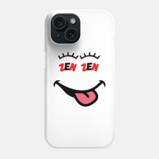 "Zen Smiley" Graphic Tee Phone Case