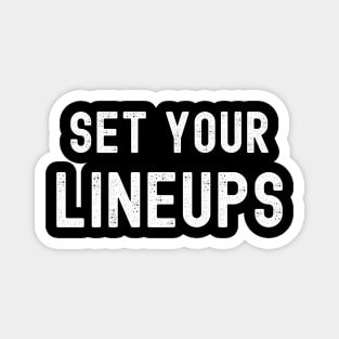 Set Your Lineups Fantasy Football Magnet