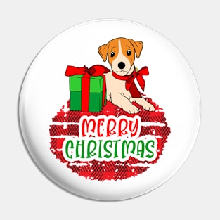 Merry Christmas - Funny Christmas With Dogs Pin