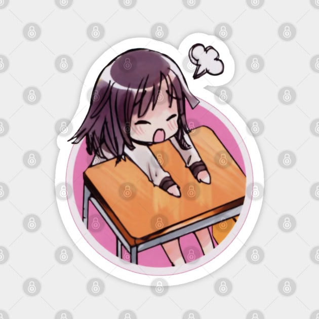 Kimi to Nadeko (Bakemonogatari) "Fake Back Cover" Magnet by Kamishirts