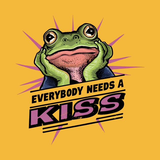 Everybody Needs a Kiss by Sideways Tees
