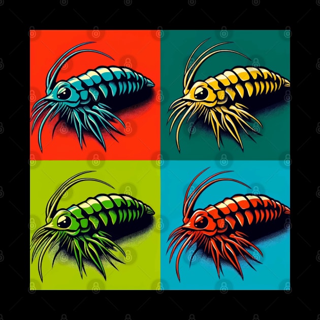 Pop Zooplankton Art - Trendy Marine Life by PawPopArt