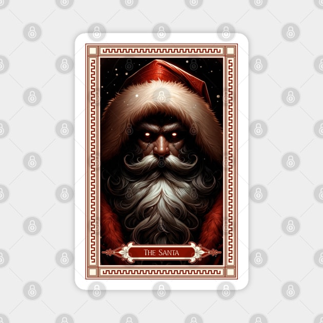 The Santa Tarot Card Magnet by HolidayBug