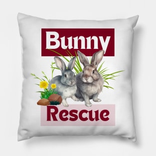 Bunny rescue Pillow