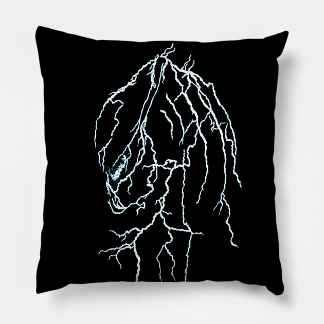 Predator Thunder Pillow by JamesCMarshall