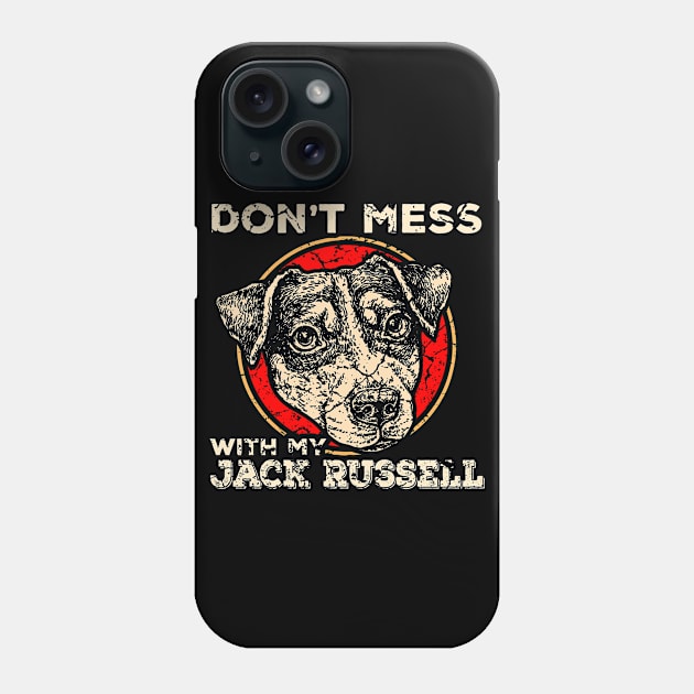 Funny Jack Russell Phone Case by Mila46