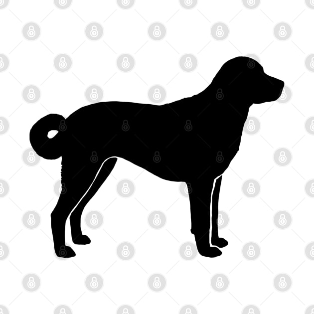 Anatolian Shepherd Dog Silhouette by Coffee Squirrel