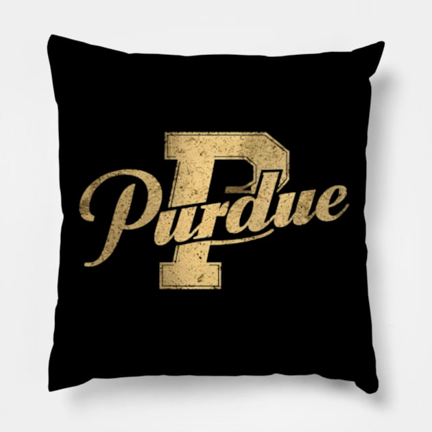 purdue basketball Pillow by YASSIN DESIGNER