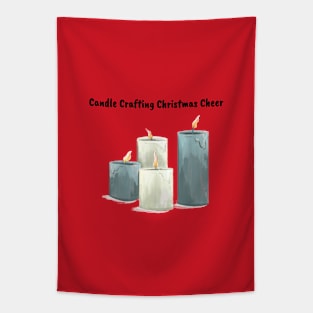 Candle Crafting Christmas Cheer Tapestry