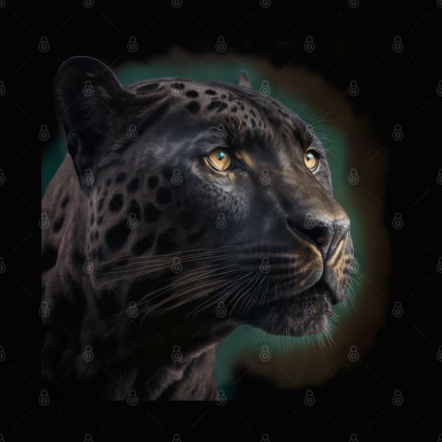 Night Time Jaguar by Deisgns by A B Clark 