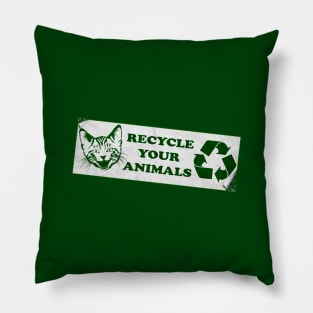Fight Club Recycle Sticker Pillow