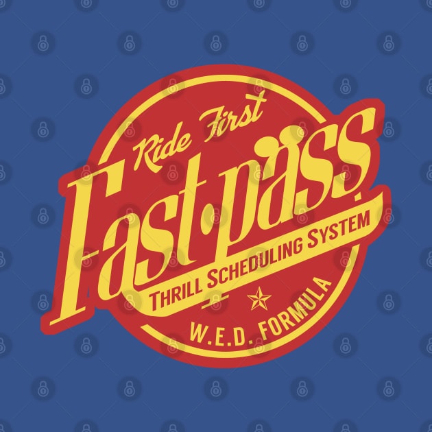 FastPass Sticker by PopCultureShirts