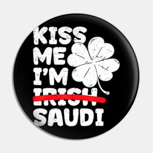 Kiss Me I'm St Patrick's Day Pin