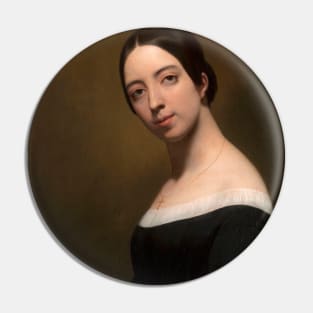 Portrait of Pauline Viardot by Ary Scheffer Pin