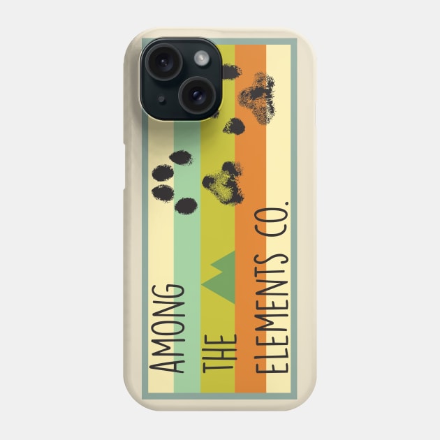 Among the Elements Co. Paw Prints Phone Case by Among the Elements Co.