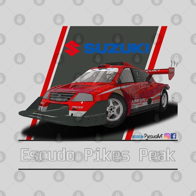 Suzuki Escudo Pikes peak monster by PjesusArt