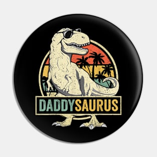 Daddy Saurus T Rex Dinosaur Men Daddysaurus Family Matching Pin