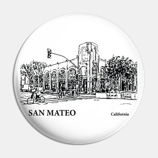 San Mateo California Pin