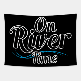 River - On river time Tapestry