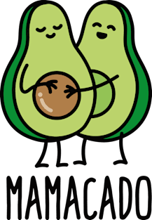 Mamacado pregnant mothers avocado pregnancy gift Magnet