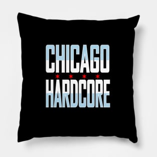 Chicago Flag - Chicago Hardcore House Music Pillow