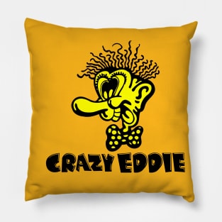 Crazy Eddie [Defunct Electronics Chain] Pillow