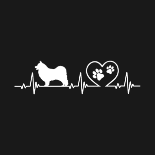 Swedish lapphund Lover Heartbeat T-Shirt