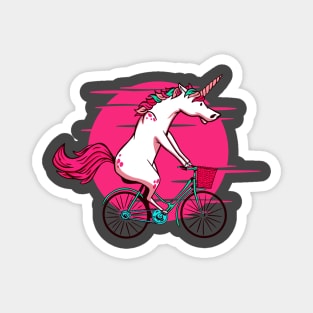 Unicorn Bicycle Magnet