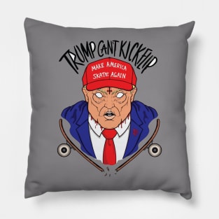 Trump Can't Kickflip Pillow