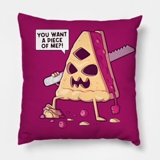 You Want a Piece of Me?! // Killer Pie Pillow