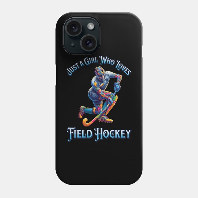 Field Hockey Passion Tee - Sporty Chic Essential Phone Case by Silly Pup Creations