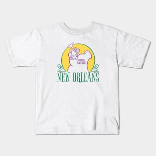 luckybengal New Orleans Saints Football Kids T-Shirt