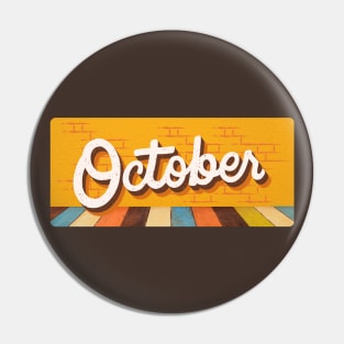 October Pin