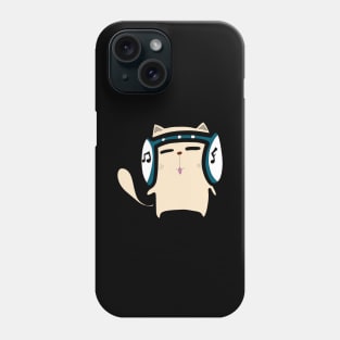 The music enjoy cat Phone Case