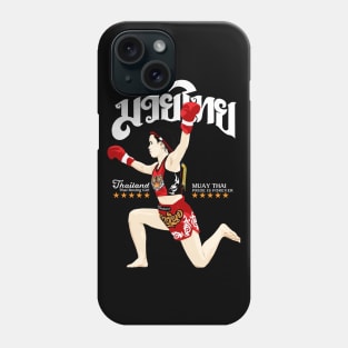 Thai Boxing Girl Wai Kru Phone Case