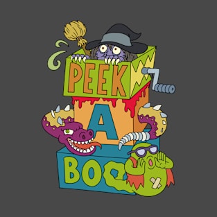 Peek-a-Boo Halloween Gift T-Shirt