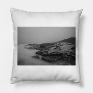 Foggy Beach Pillow