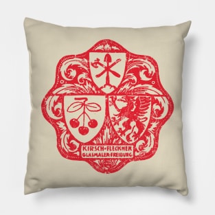 European Glass Painter Logo Mark Pillow