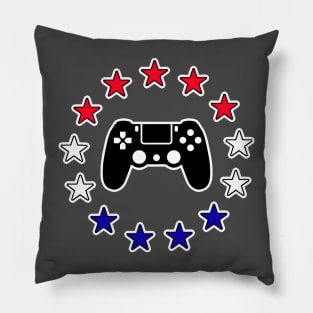 PlayStation Red White Blue Pillow