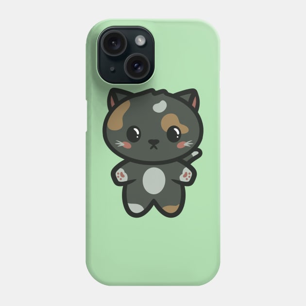 Calico Kitten Phone Case by Mickidona